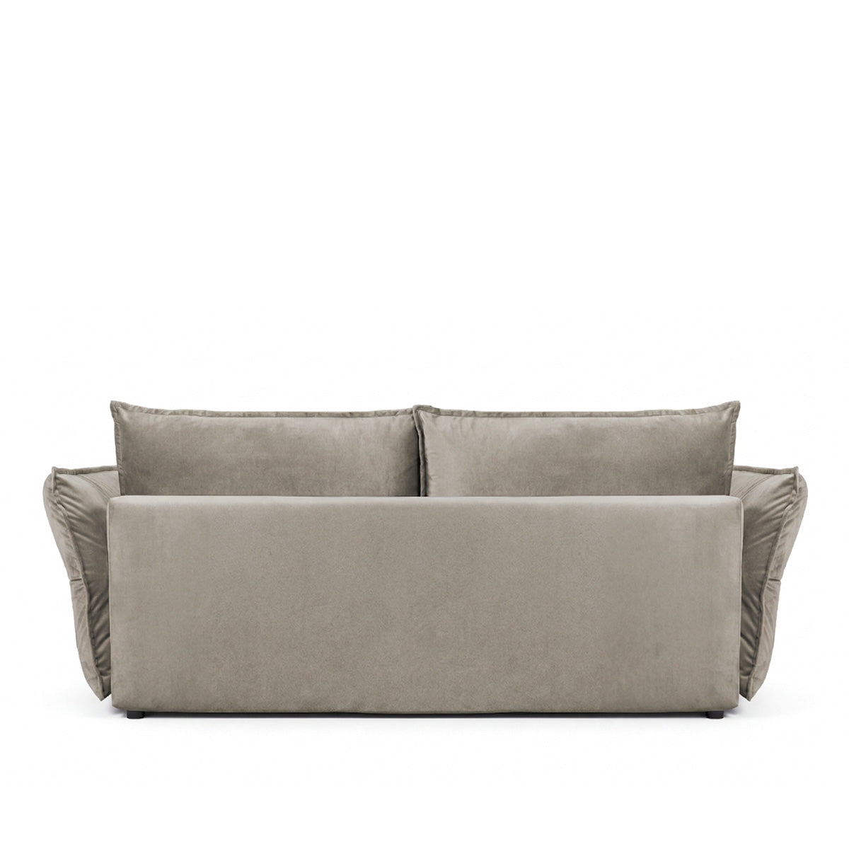 Canapé droit convertible - 3 places - Velours - VERDURO