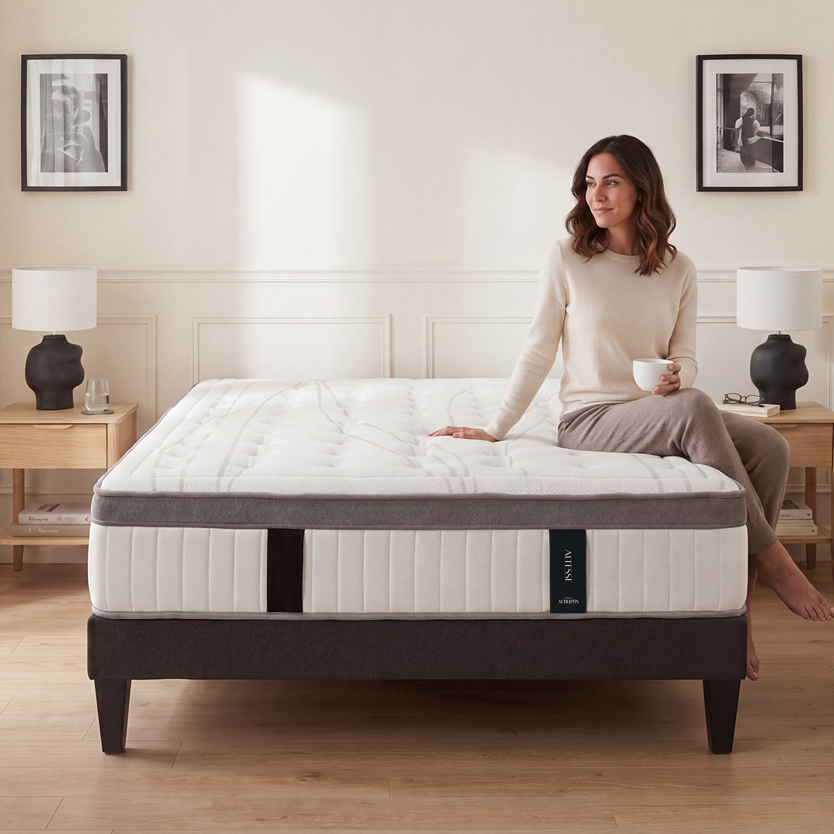 Ensemble Matelas ALTESSE et Sommier AURORE