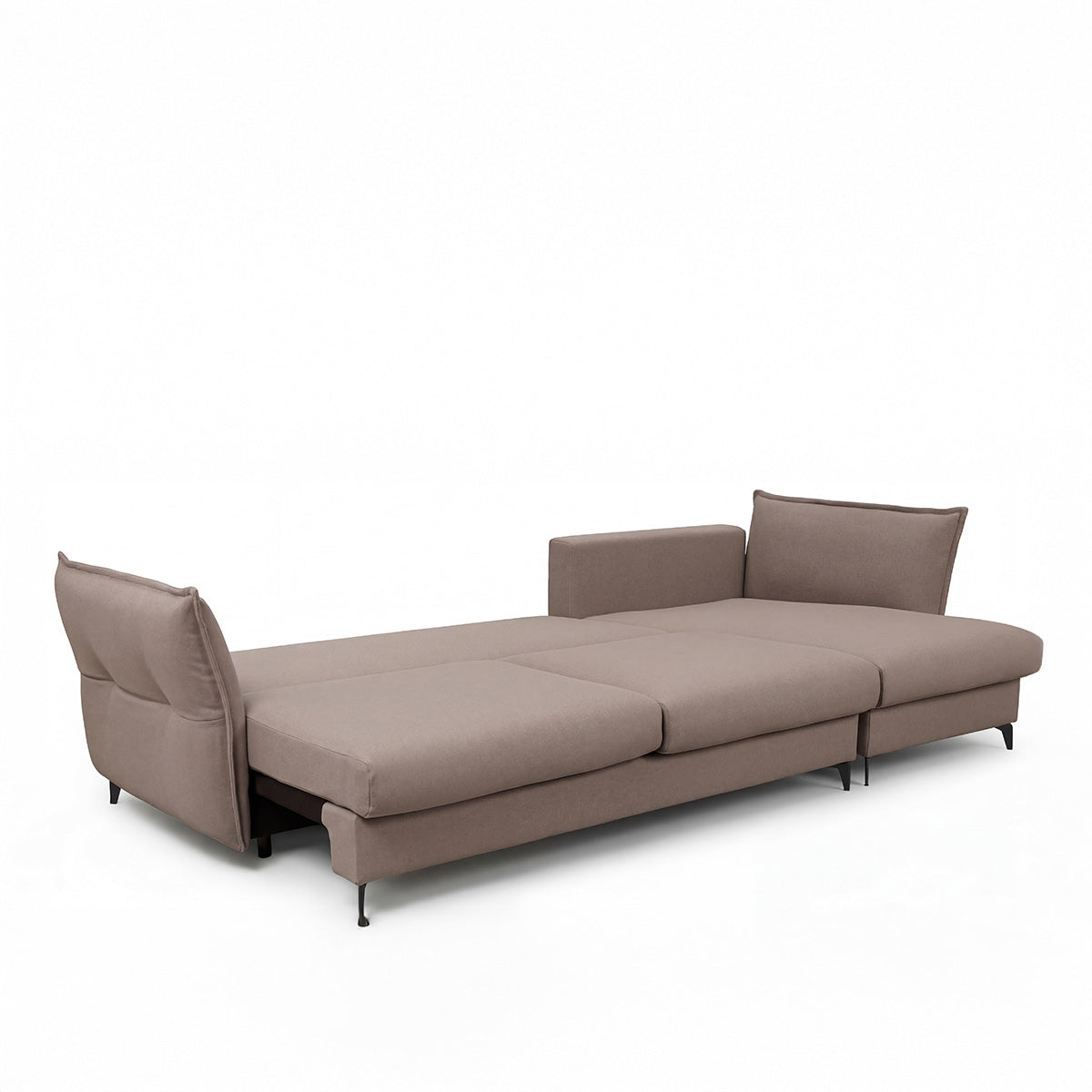 Canapé d'angle convertible - 3 places - Tissu - VERDURO