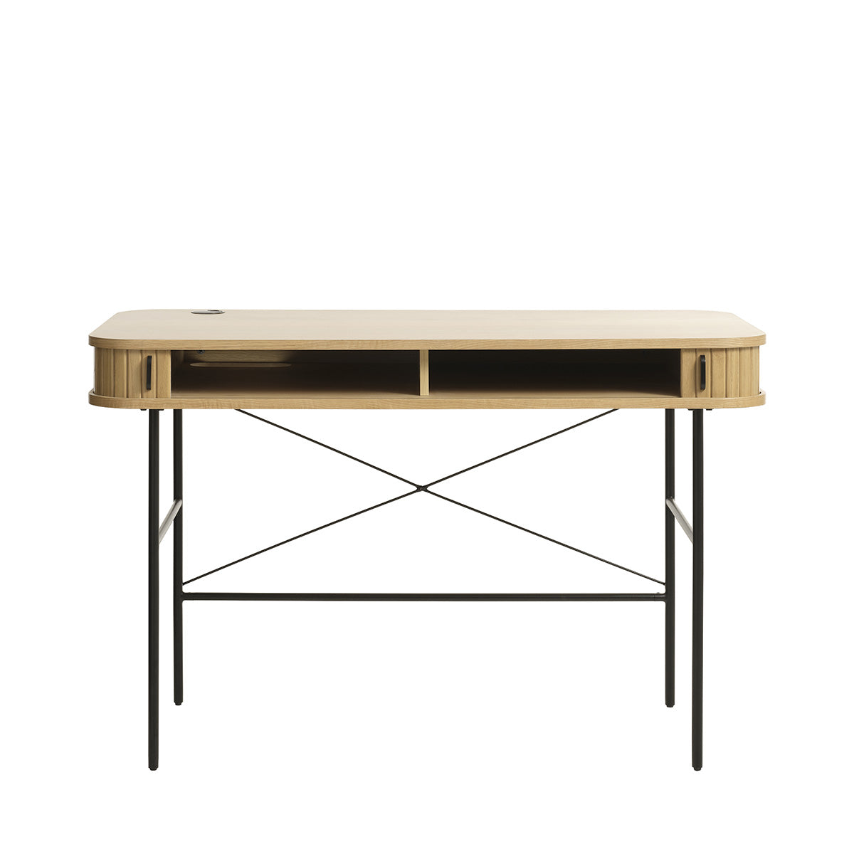 Bureau 120 cm 2 portes - Bois - ALBA