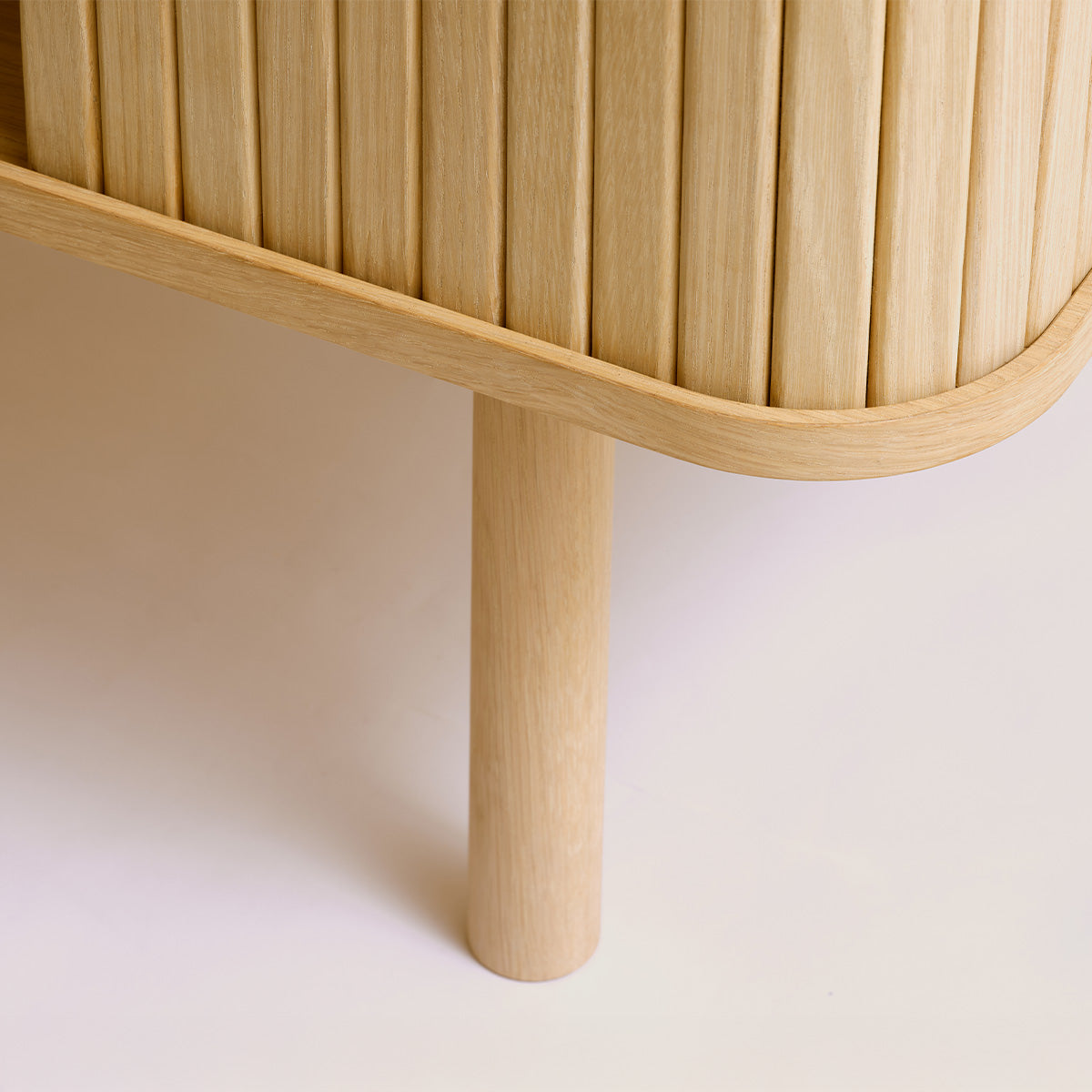 Meuble bas 160 cm 2 portes - Bois - OLBIA