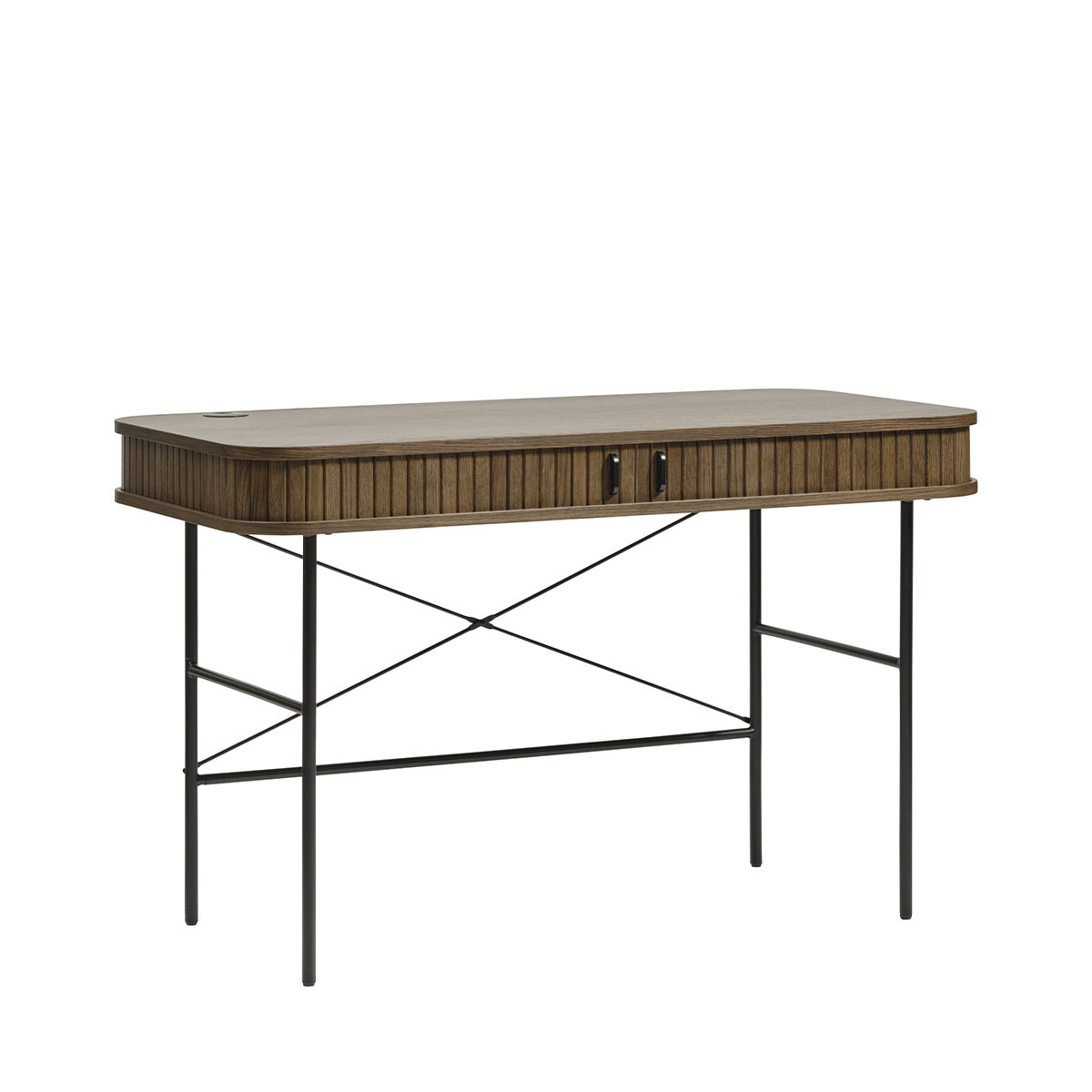 Bureau 120 cm 2 portes - Bois - ALBA