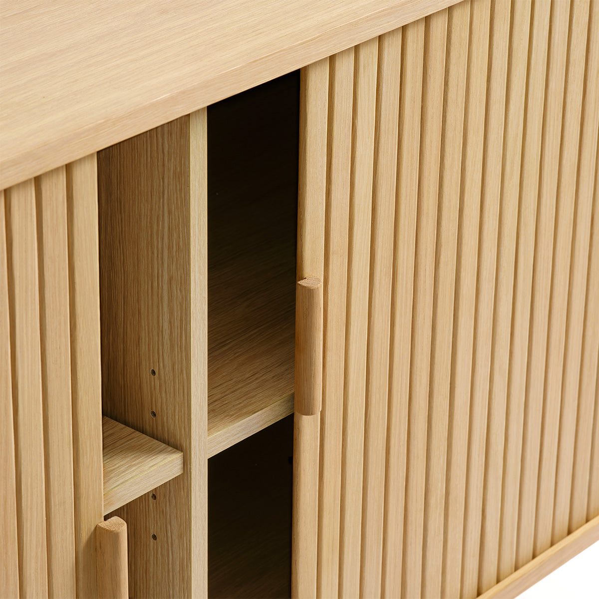 Buffet 160 cm 2 portes - Bois - OLBIA