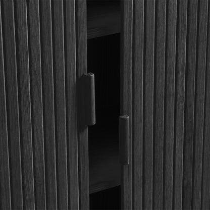 Buffet haut 2 portes - Bois - OLBIA