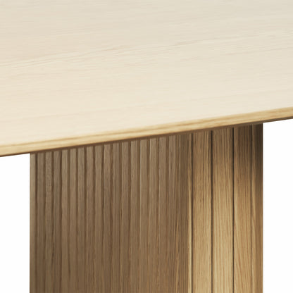 Table à manger 6 personnes 190 cm - Bois - ALBA