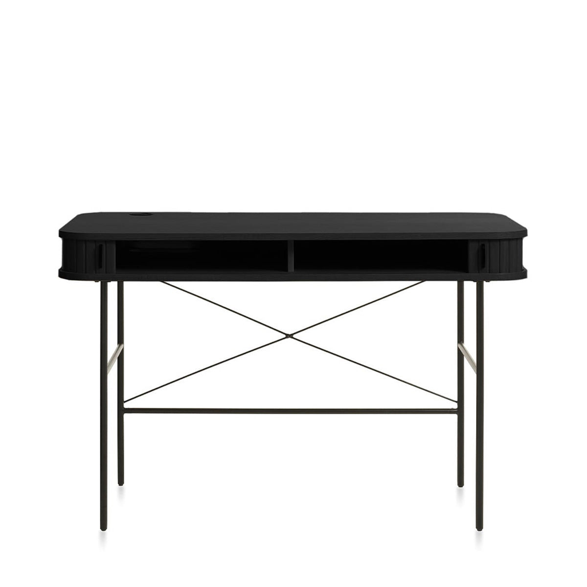 Bureau 120 cm 2 portes - Bois - ALBA