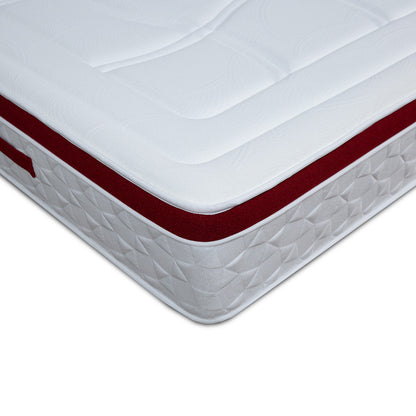 Matelas Ressorts ensachés et Mémoire de forme - 27 cm - HARMONIE