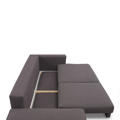 Canapé droit convertible - 3 places - Tissu - FIESOLE