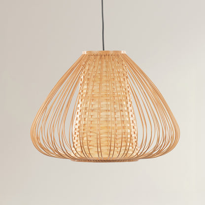 Suspension rotin naturel - POIRE