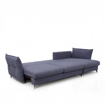 Canapé d'angle convertible - 3 places - Tissu - VERDURO