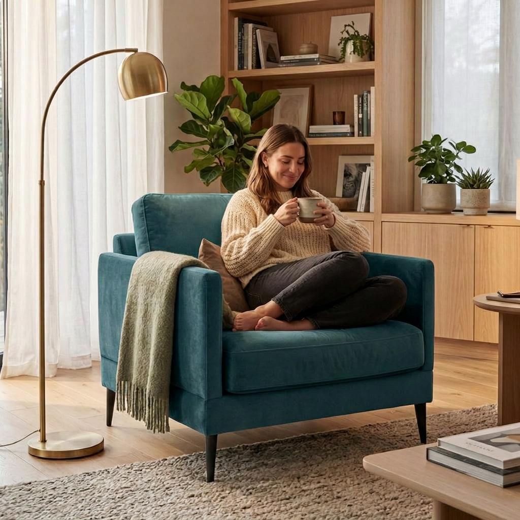 Fauteuil - Velours - SPLENDIDO