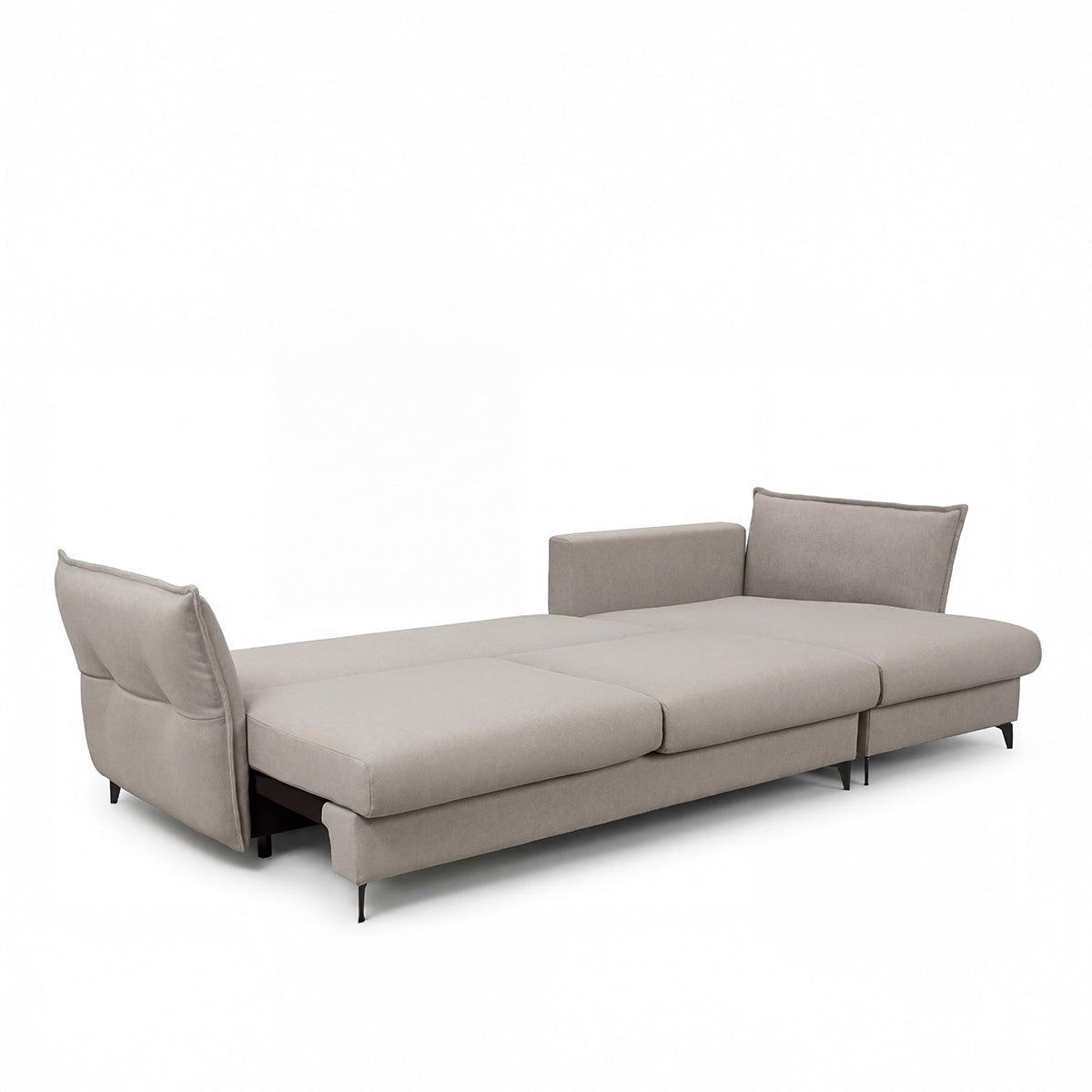 Canapé d'angle convertible - 3 places - Tissu - VERDURO