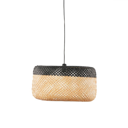 Suspension bambou bicolore - RONDE