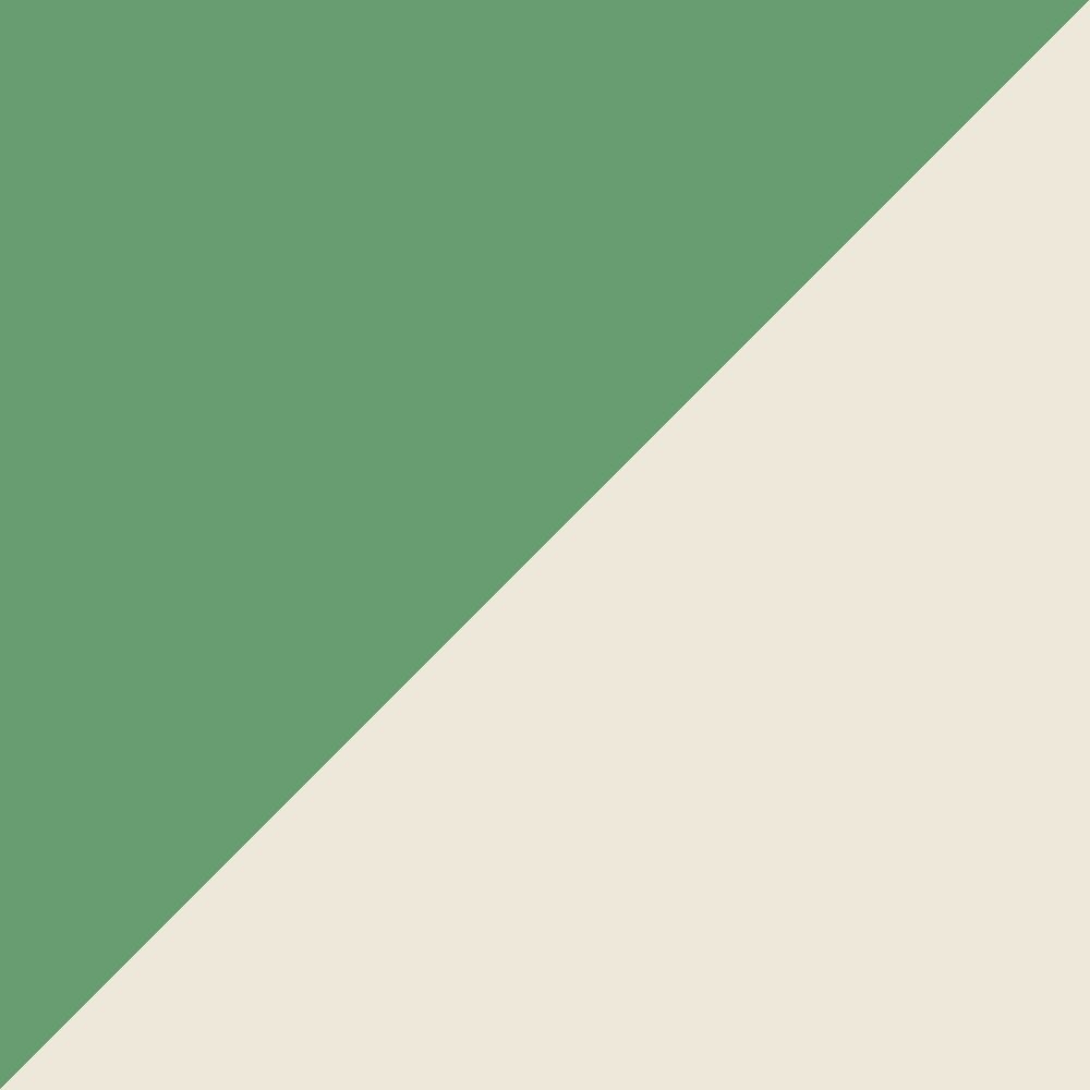 Gaze de coton Vert sauge/Ecru